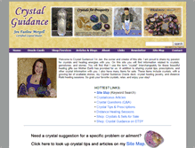 Tablet Screenshot of crystalguidance.com